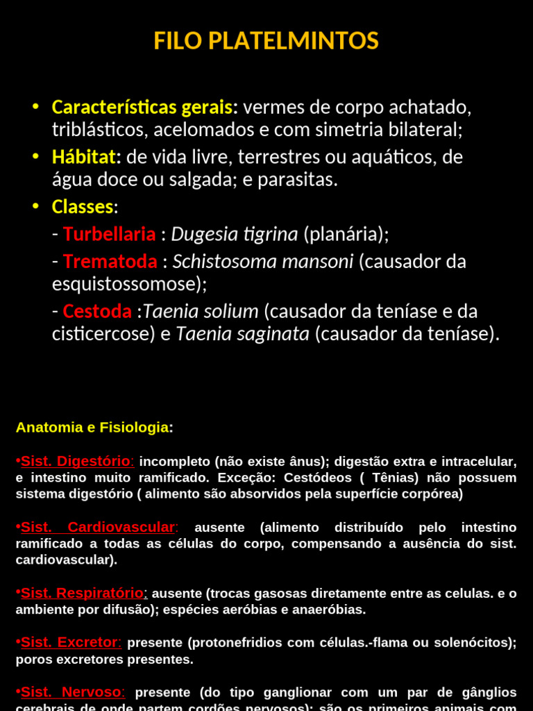 Ber Vermeshelmintos - Bioa.2ano | PDF | Parasitologia