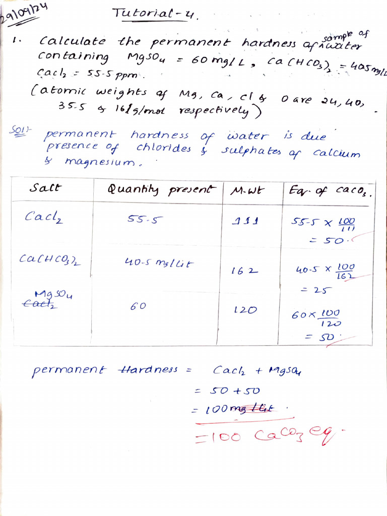 tutorial-4solutions (2) | PDF | Chemical Compounds | Chemical Substances