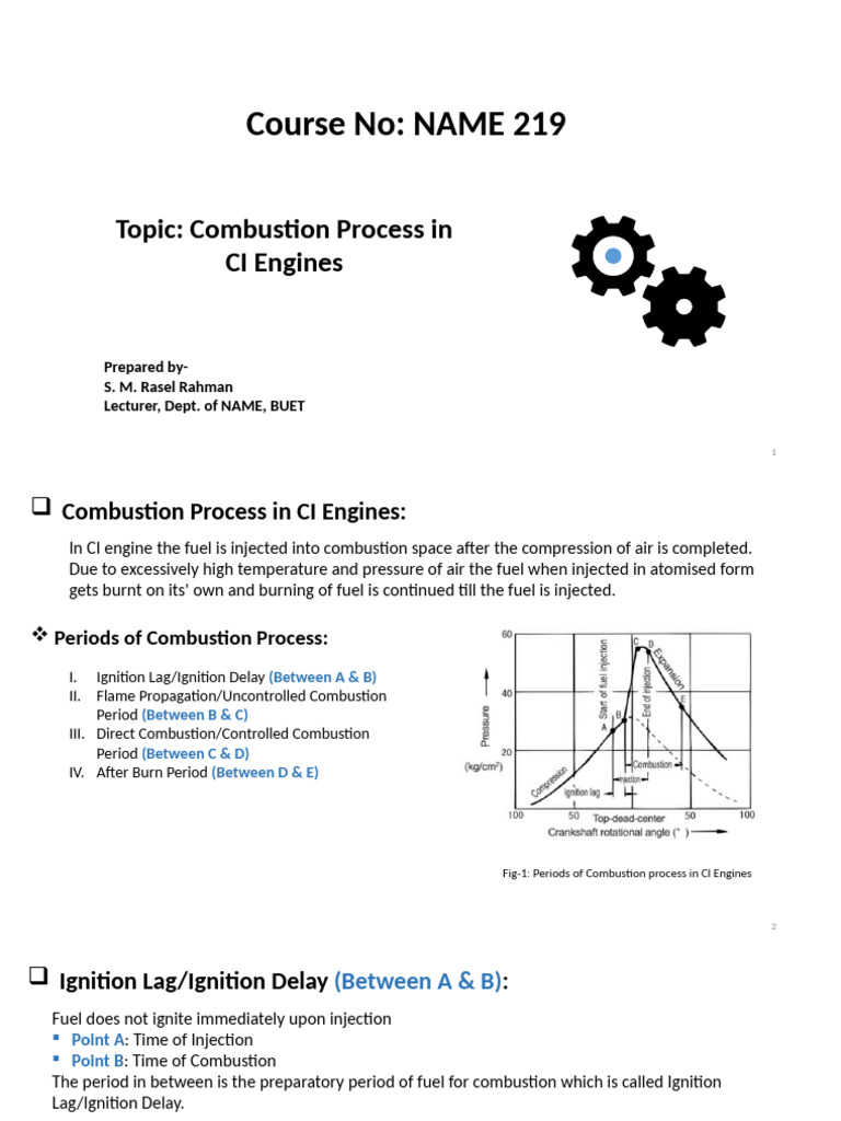 Combustion Process in CI Engines | PDF | Internal Combustion Engine ...