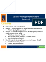 Quality Management Essential