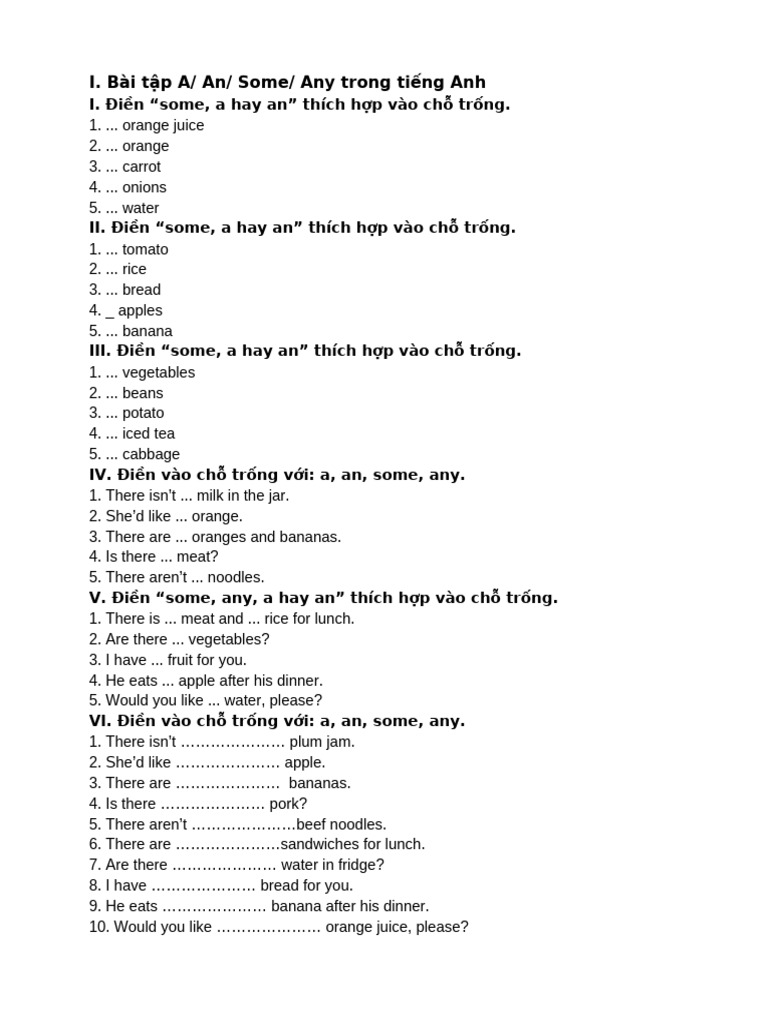 A an some any pdf european cuisine asian cuisine