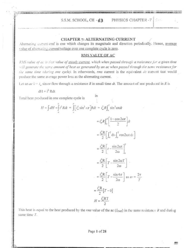 Alternating Current | PDF