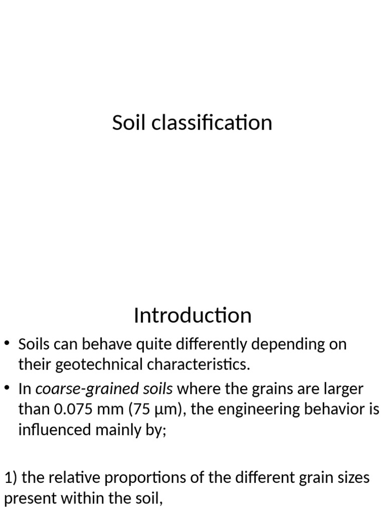 Soil Classification and Grain Size Analysis | PDF | Density | Soil
