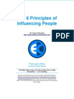 The 6 Principles of Influencing People