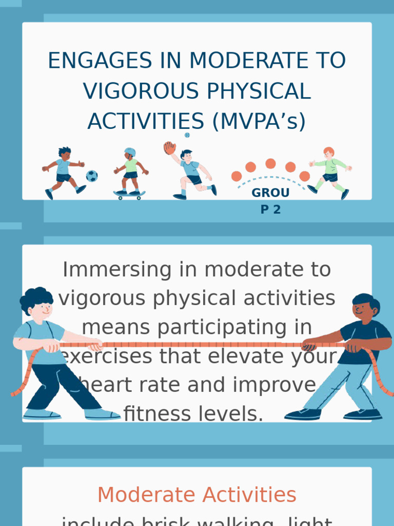 Benefits of Moderate to Vigorous Activities | PDF
