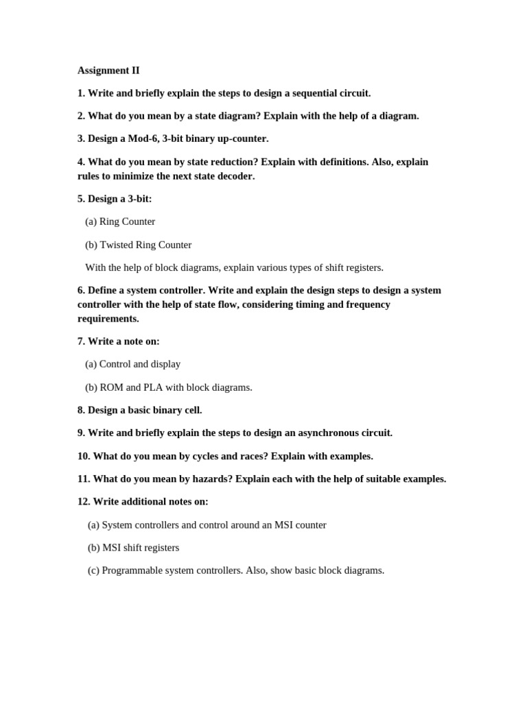 Assignment II | PDF