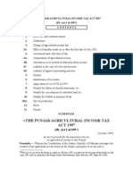 The Punjab Agricultural Income Tax Act 1997