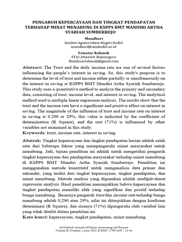 2.+Layout+-+Artikel+Mundhori+Al-Muhasib | PDF