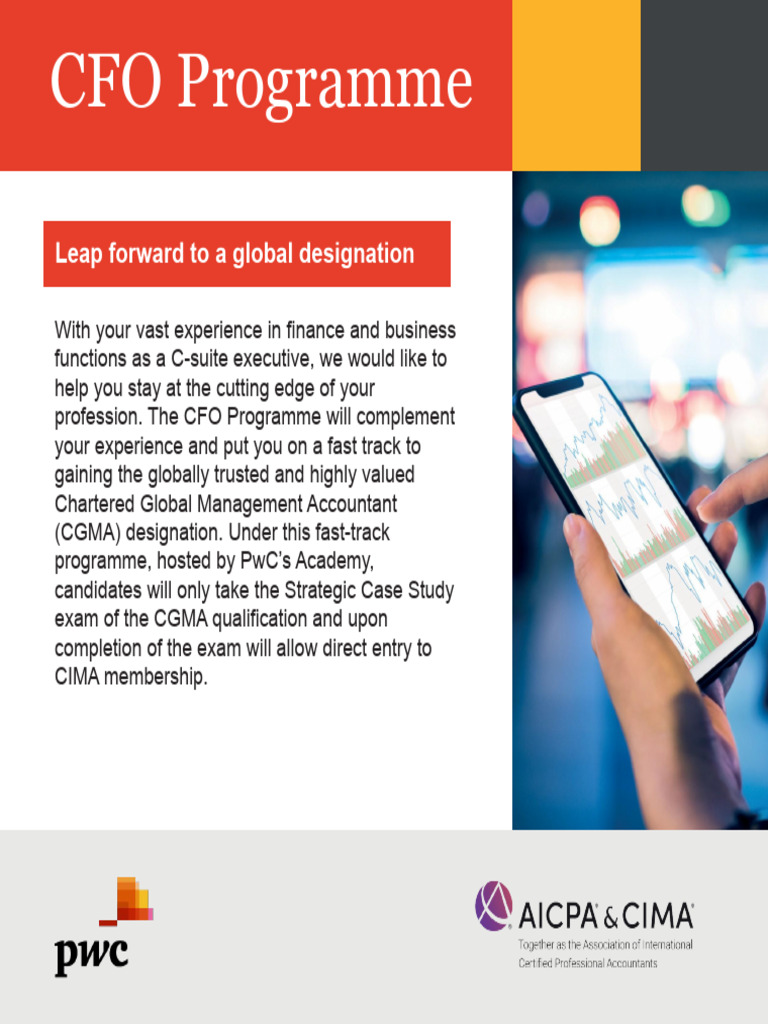 PWC Academy (CFO Programme) 2024 | PDF | Chief Financial Officer | Business