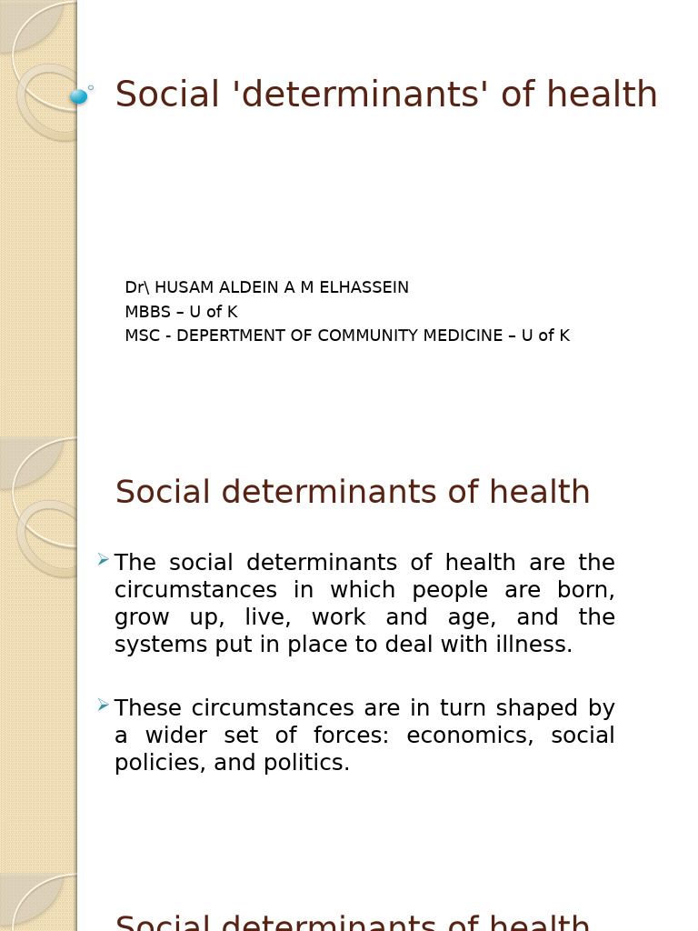 Understanding Social Determinants of Health | PDF | Health Equity