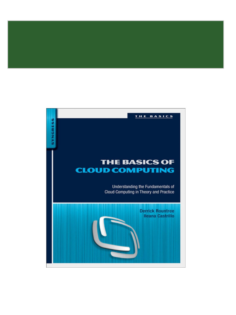 Download complete basics of cloud couting the pdf for all chapters pdf