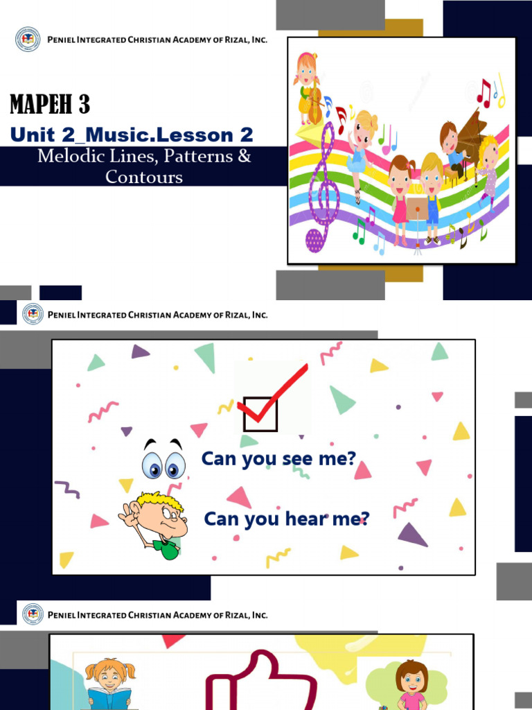 Grade 3 Melodic Patterns & Contours | PDF