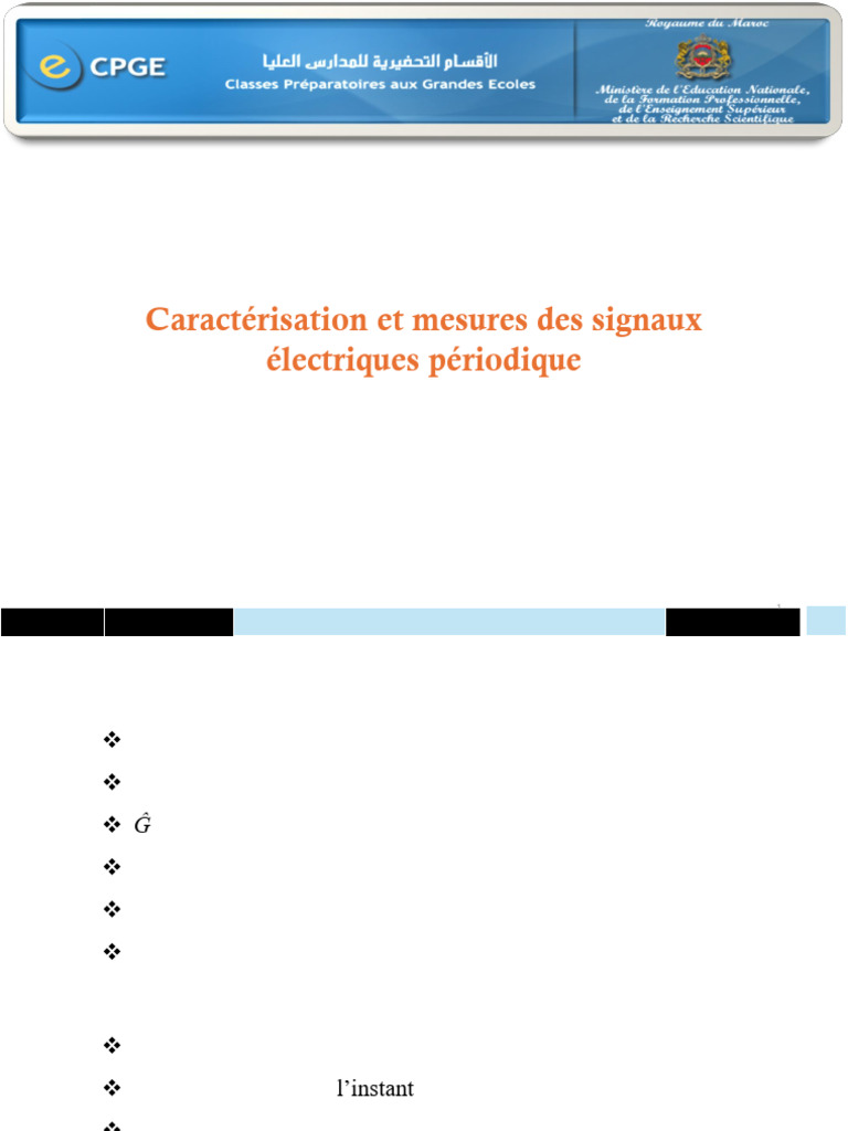 Caractérisation des signaux électriques | PDF | Puissance apparente ...
