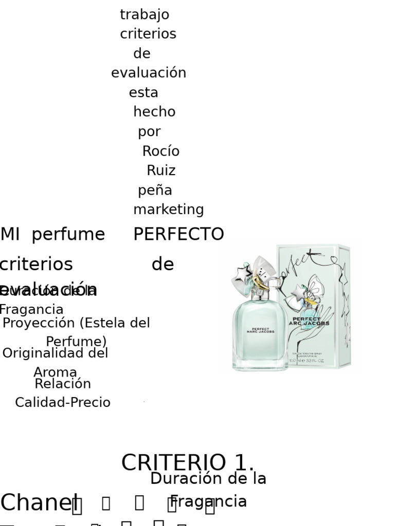 MI Perfume Perfecto | PDF