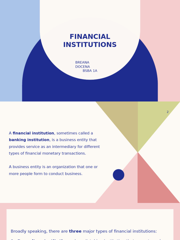Understanding Financial Institutions PDF