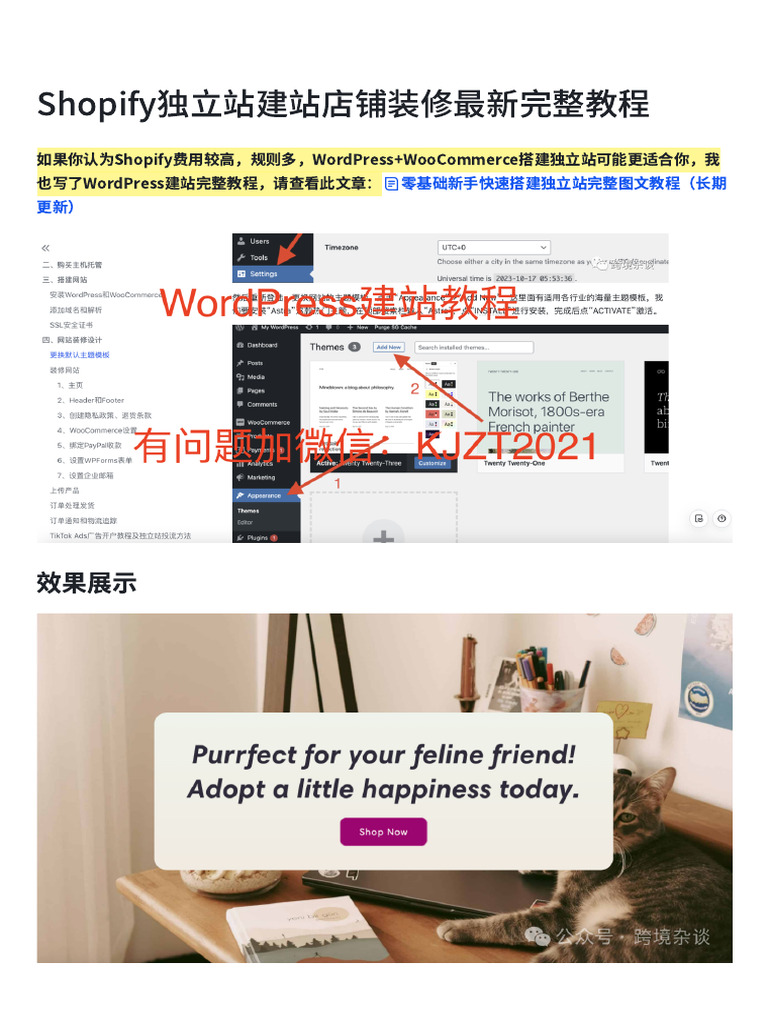 Shopify独立站建站店铺装修完整教程 | PDF