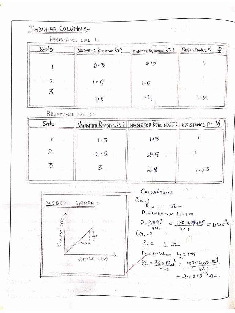Physics Record Readings and Calculations | PDF