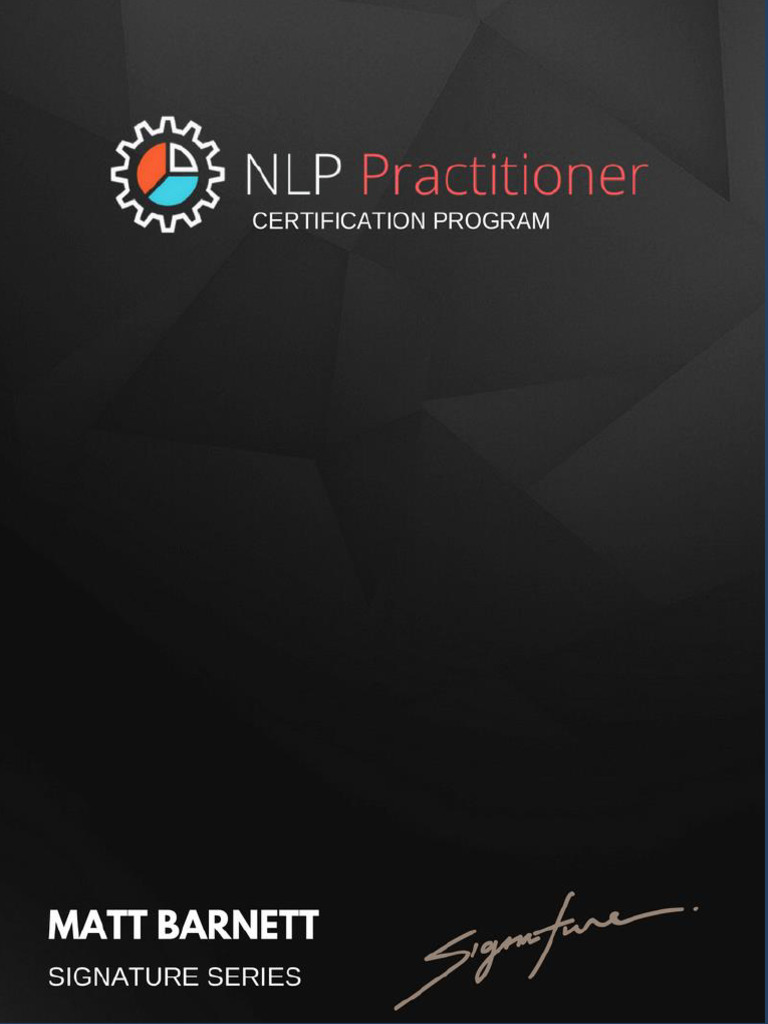 TRANSCRIPT-Introduction to the Program | PDF | Neuro Linguistic Programming