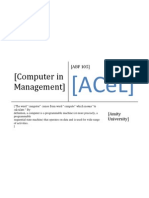 Computer in Management Online