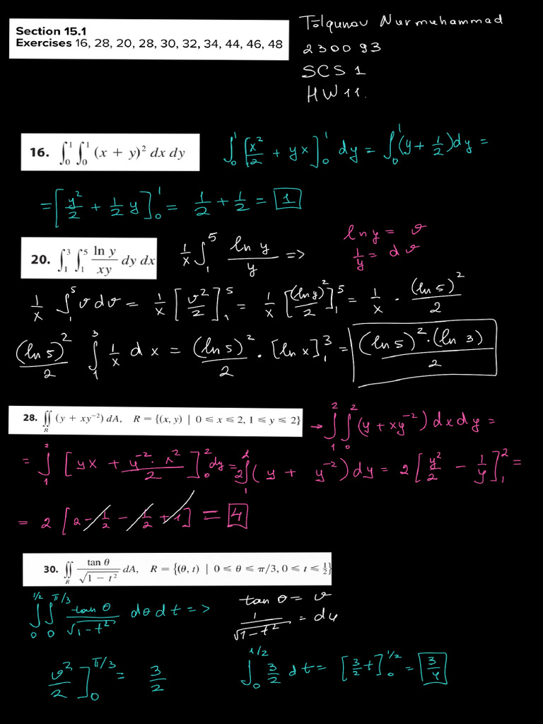 Calc HW11 | PDF