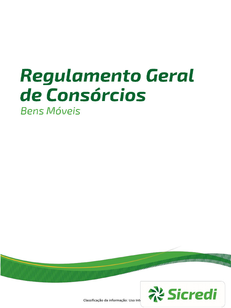 Classificação de Consórcios e Regras Internas | PDF | Consórcio