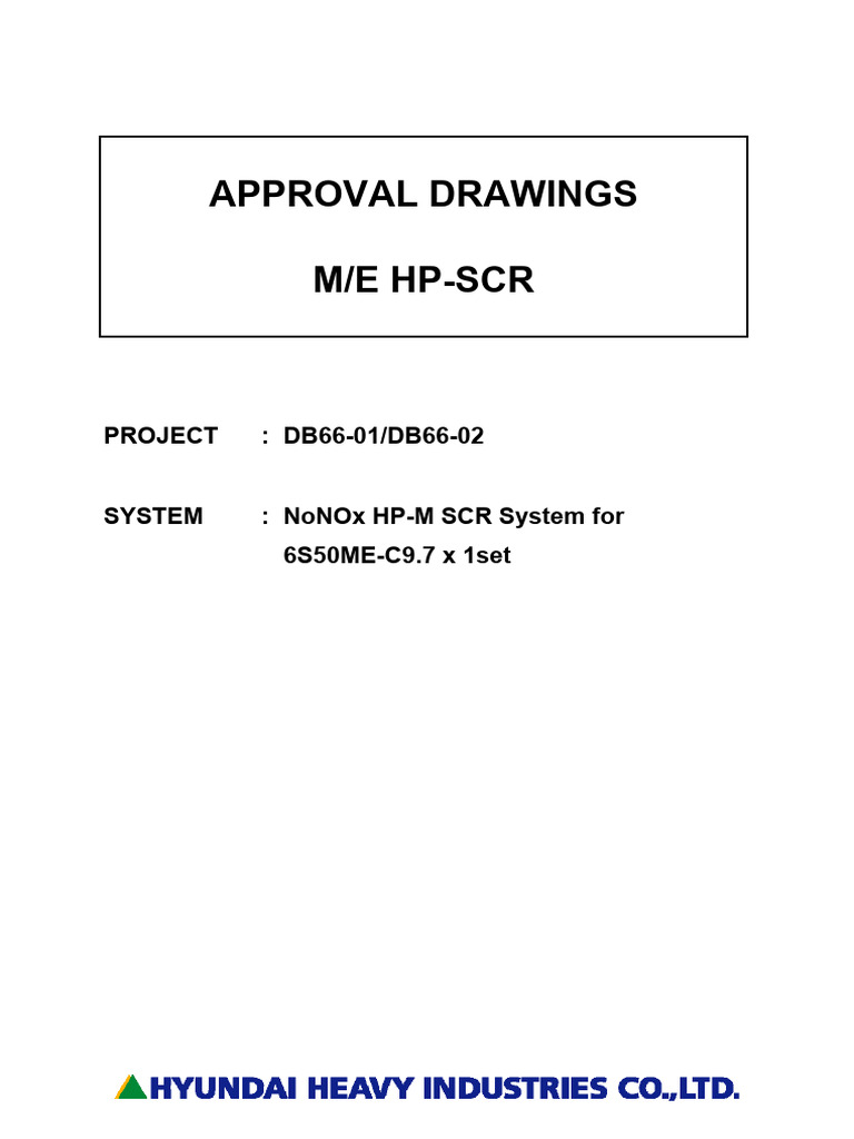 DB66-01 2S HP-M SCR - Approval (0630) | PDF