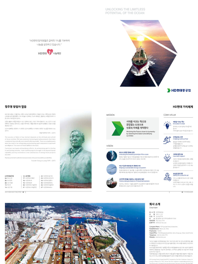 Hyundai Machinery and Engineering Introduction | PDF