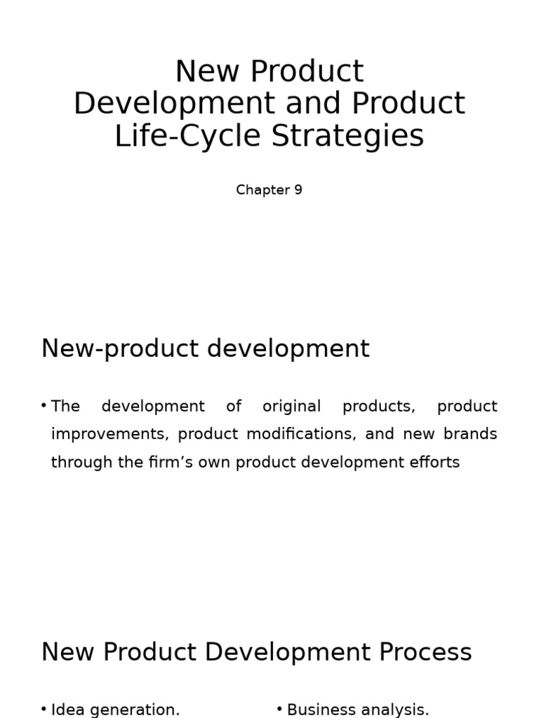 New Product Development Strategies Guide | PDF | Marketing | Marketing ...