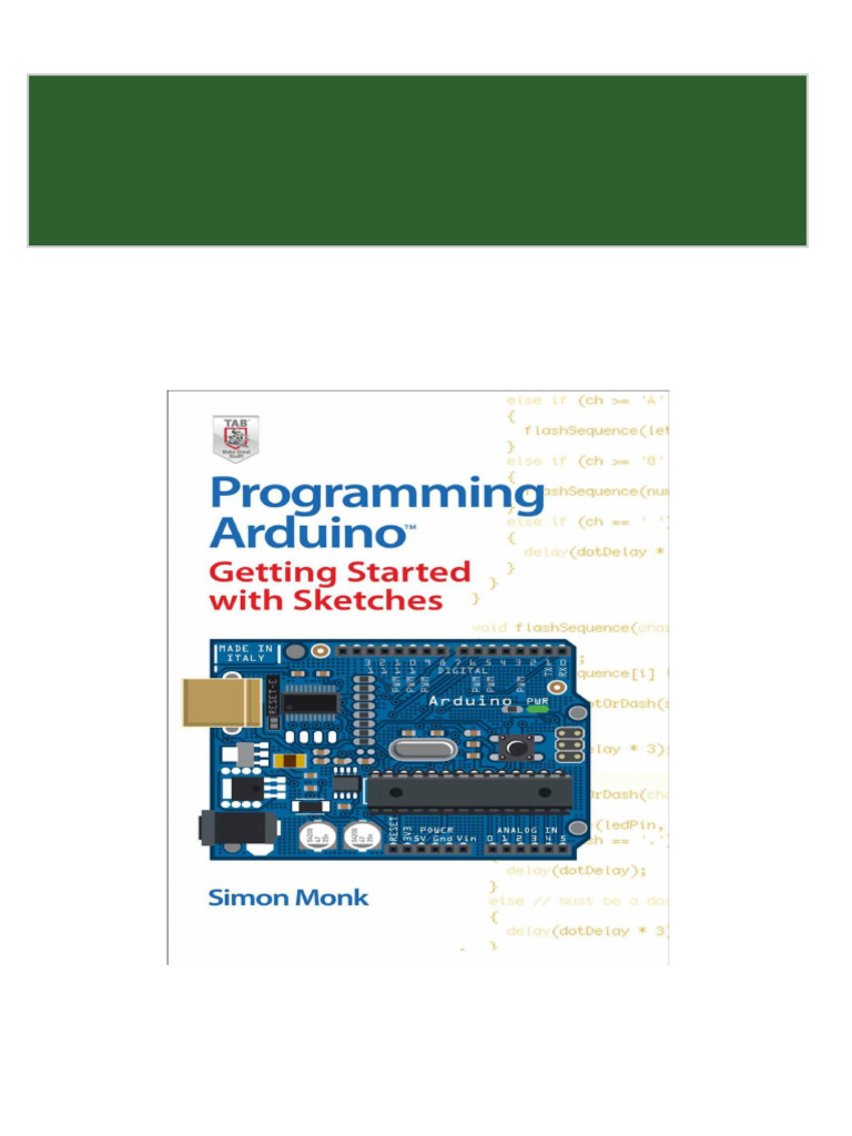 Download ebooks file Programming Arduino Getting Started With Sketches ...