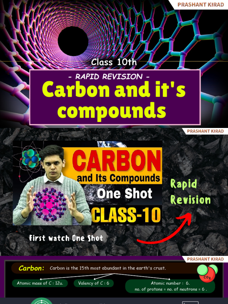 CARBON AND ITS COMPOUNDS CLASS 10 PRASHANT KIRAD visual data 3