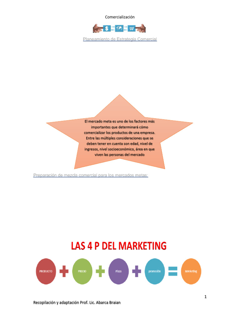 Planeamiento de Estrategia Comercial | PDF | Marketing | Producto (Negocio)