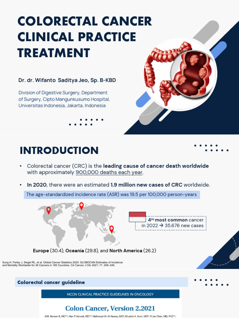 Colorectal Cancer Treatment Guidelines | PDF | Colorectal Cancer | Cancer