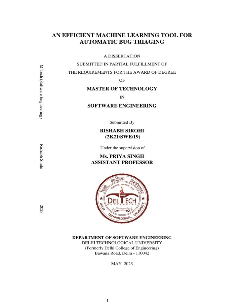Automated Bug Triaging Methods | PDF | Machine Learning | Support ...