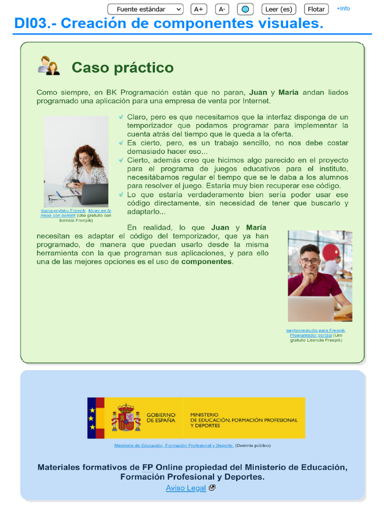 DI04. - Diseño de Interfaces Gráficas | PDF | Java (lenguaje de ...
