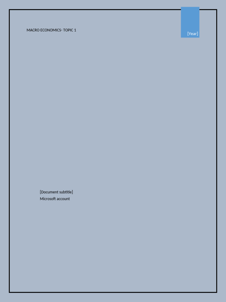 Introduction to Macro Economics | PDF | Macroeconomics | Economics