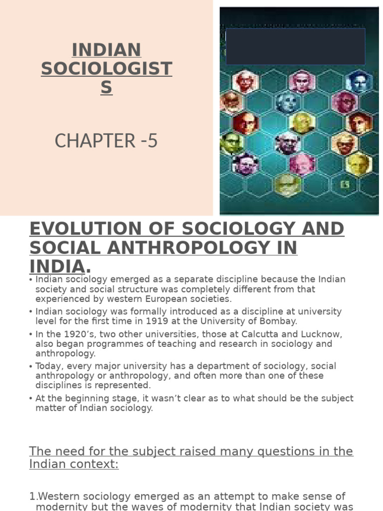 Evolution of Indian Sociology | PDF | Welfare | Welfare State