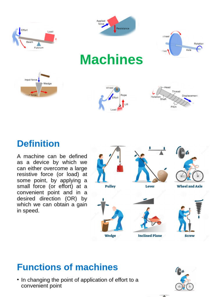 Machines Class10 | PDF | Machines | Mechanical Engineering