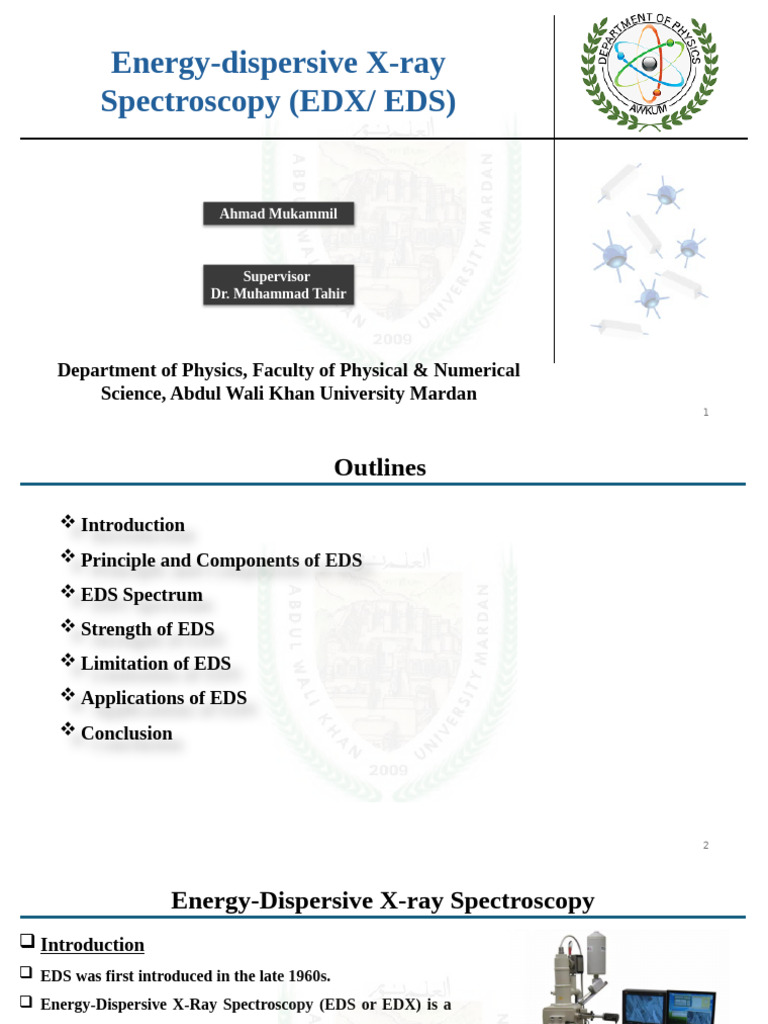 EDS: Principles and Applications in Analysis | PDF | Energy Dispersive ...