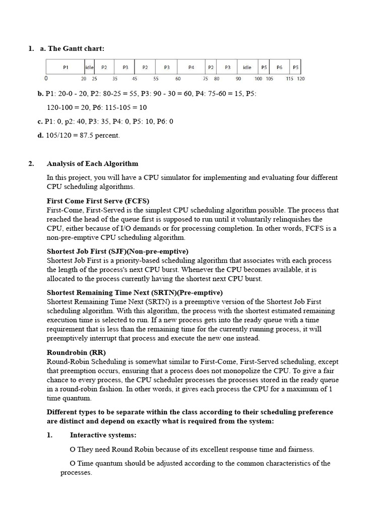 Smu_CS7343_Midterm | PDF | Scheduling (Computing) | Computer Architecture