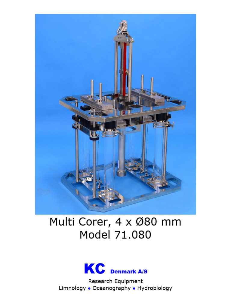 Multi Corer 4x Ø80 mm Specifications | PDF