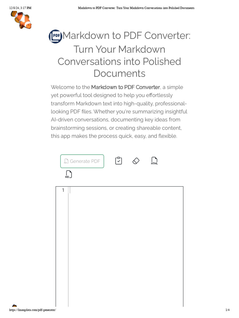 Convert Markdown to PDF Easily | PDF | Html | Computing