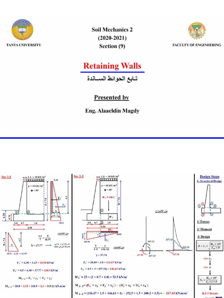 Retaining Walls Part 2 | PDF