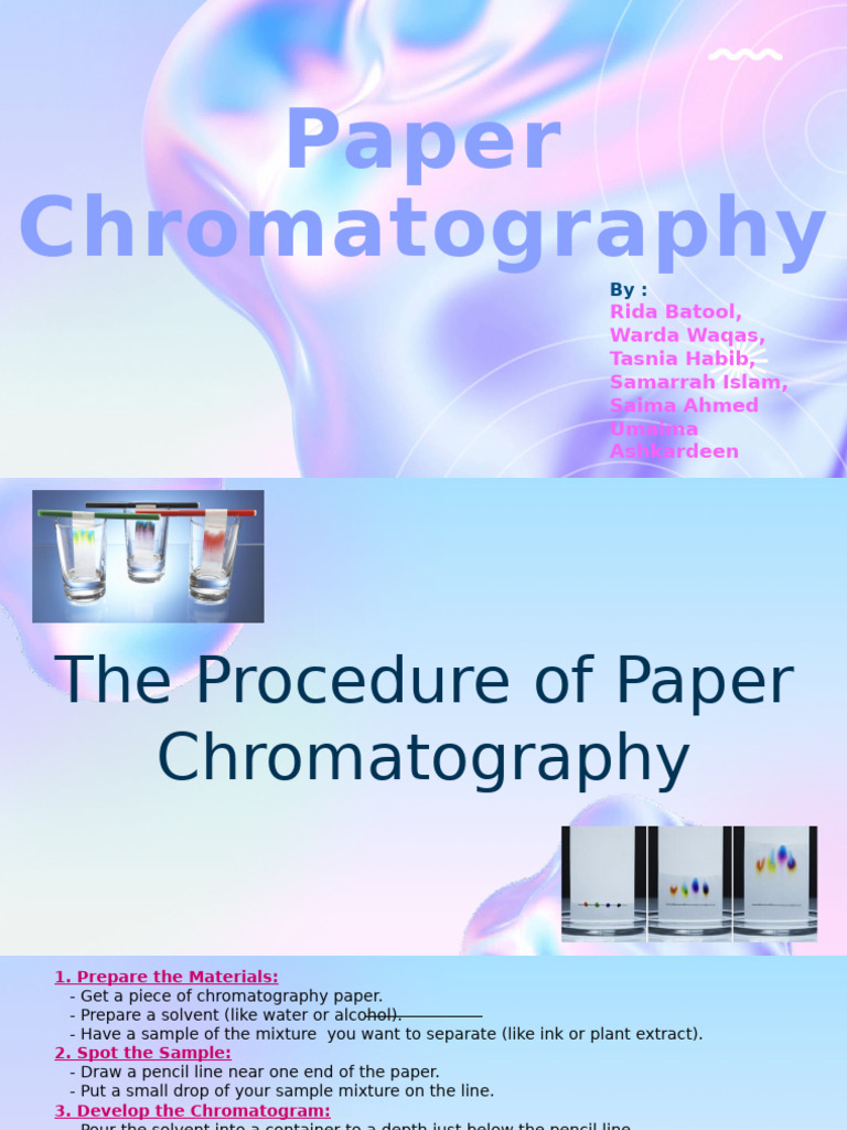 Paper Chromatography | PDF