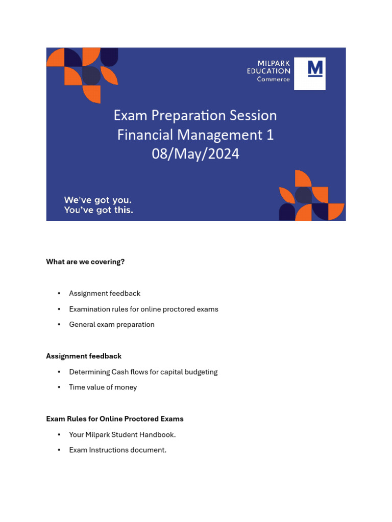 exam-overview-session-pdf-time-value-of-money-cost-of-capital