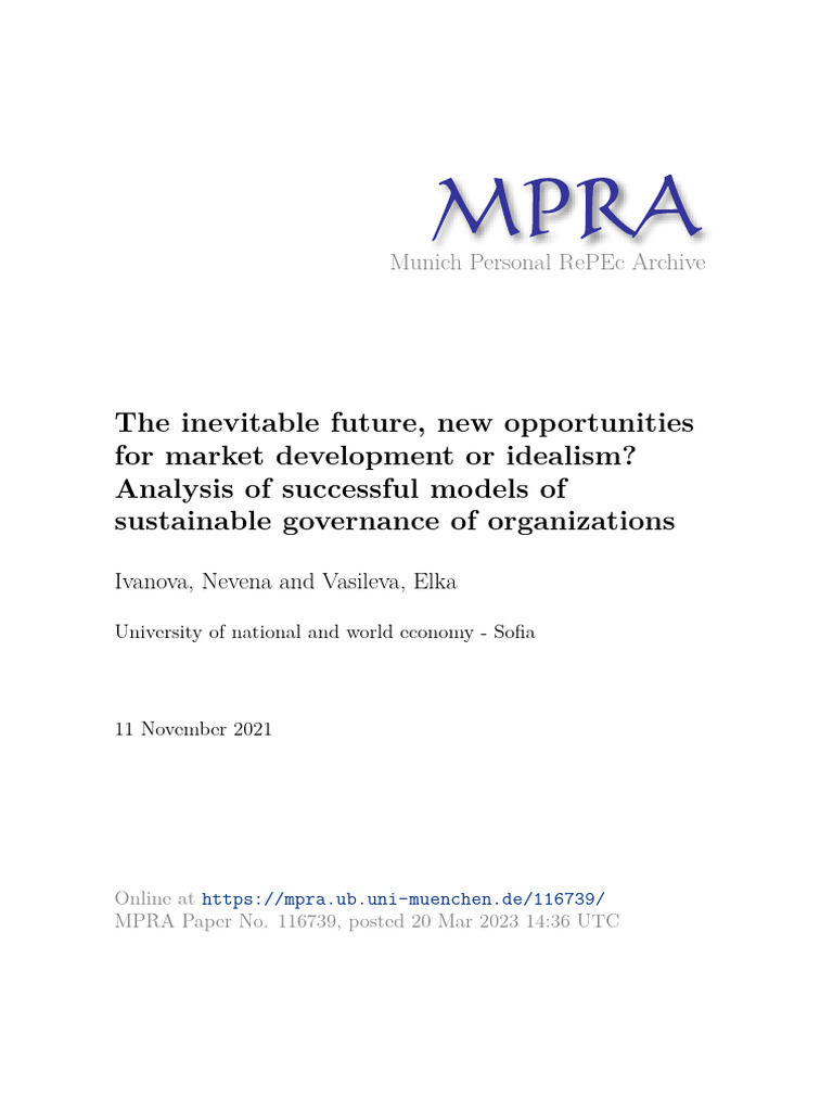 MPRA Paper 116739 | PDF