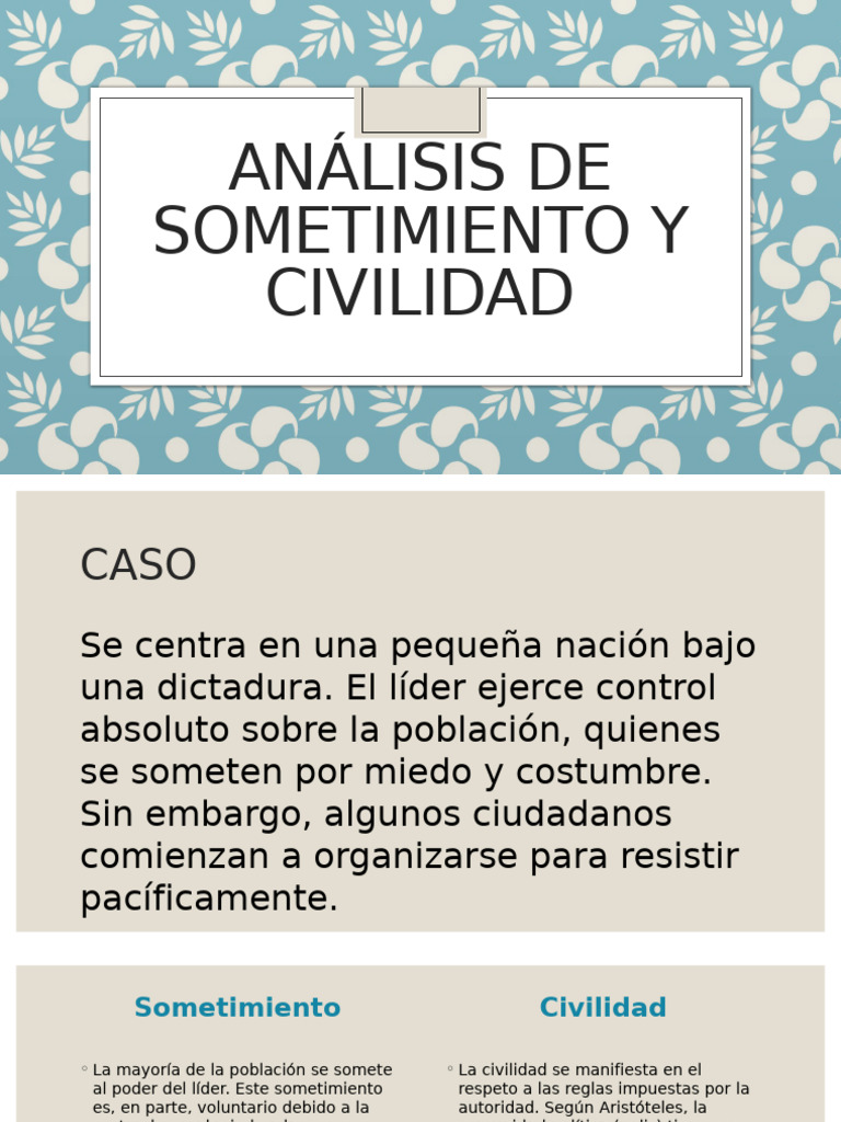Sometimiento y Rebeldía en Dictaduras | PDF | Libertad | Tirano