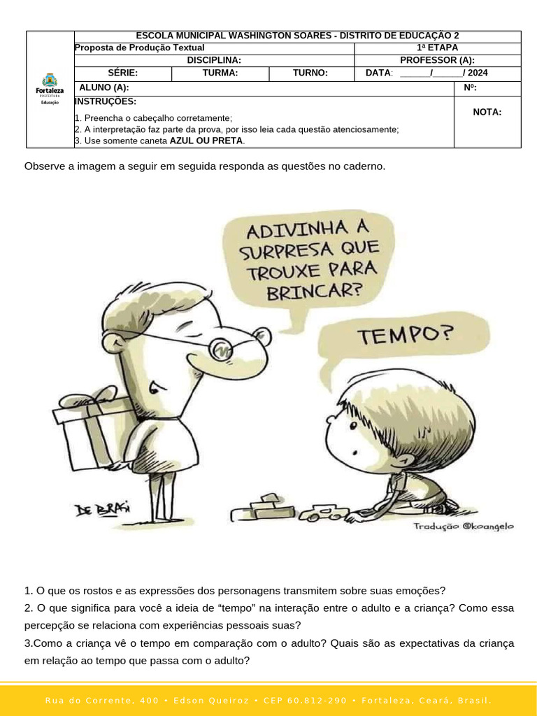 Reflexões sobre o Tempo e Relações | PDF