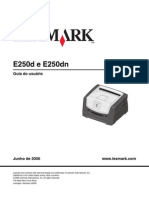 Manual Lexmark E250DN