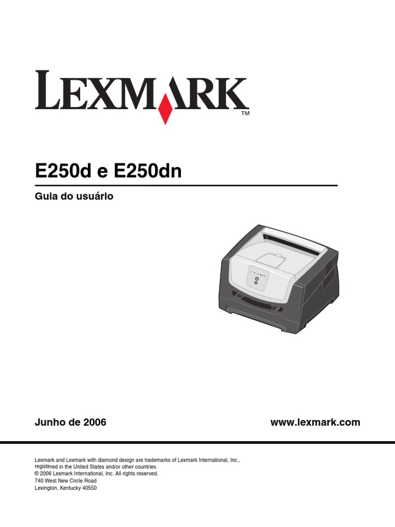 Manual Lexmark E250DN PDF Printer Printing