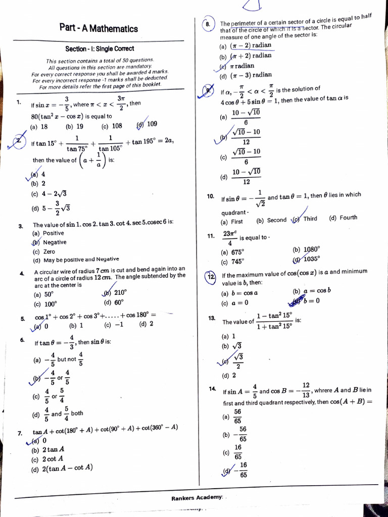 Adobe Scan 02 Jul 2024 | PDF | Trigonometry | Elementary Geometry